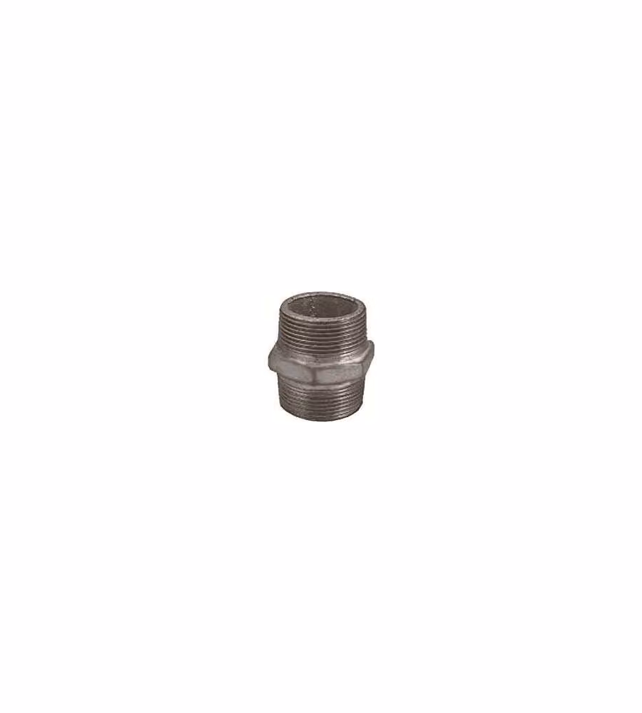 IDRO BRIC Nipple doppio ghisa zincato 3/8" figura 280 raccordo idraulico