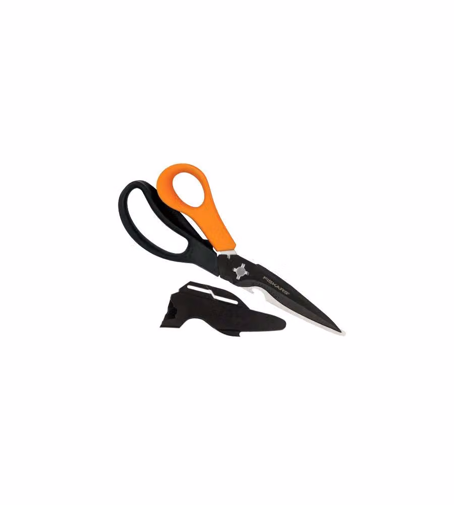 Forbice multiuso Fiskars Solid Sp341 in acciaio inossidabile arancione e nero – 2
