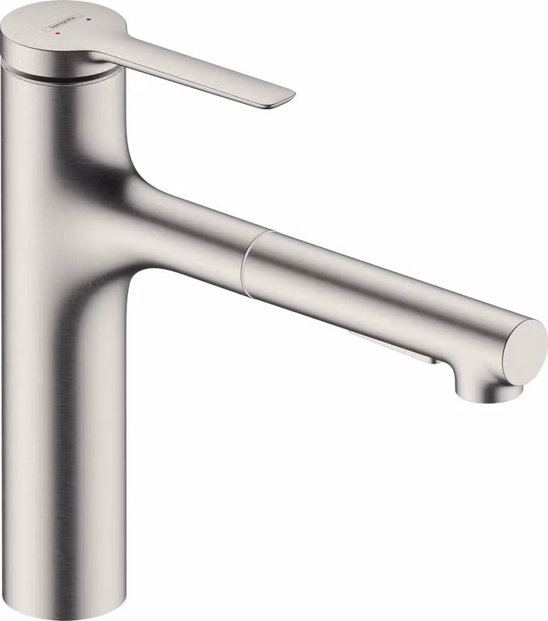 hansgrohe Zesis M33 Mitigeur monocommandé pour cuisine 160, douchette extractible, 2 types de jets, (sBox), 74823800, 74823800
