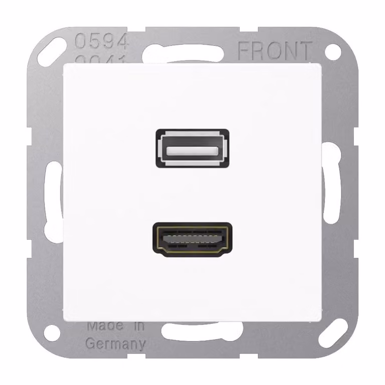 Jung MAA1163WW HDMI / USB bianco alpino