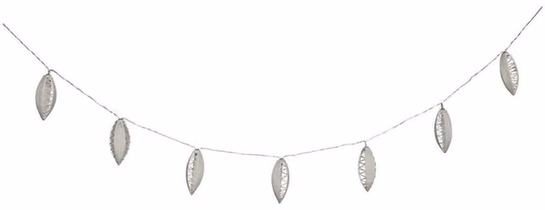 Catena luminosa a LED, 10 metri, impermeabile, con 10 elementi a forma di goccia, multicolore