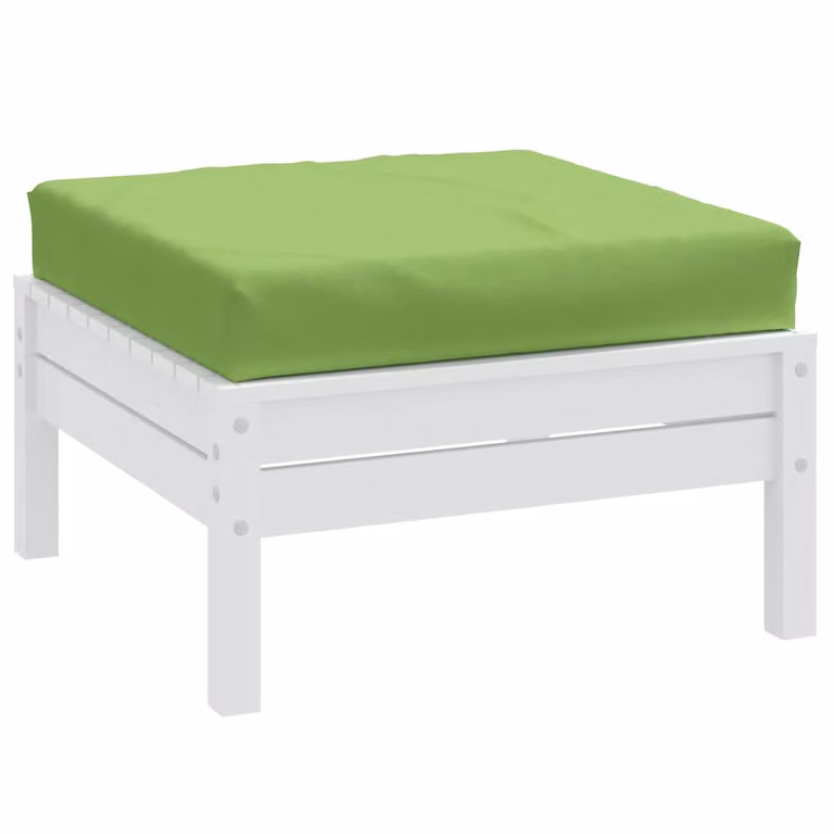 Cuscino per Pallet vidaXL Verde, L 60 cm x P 60 cm x H 9,5 cm, in Tessuto di Poliestere e Schiuma Resistente ai Raggi UV