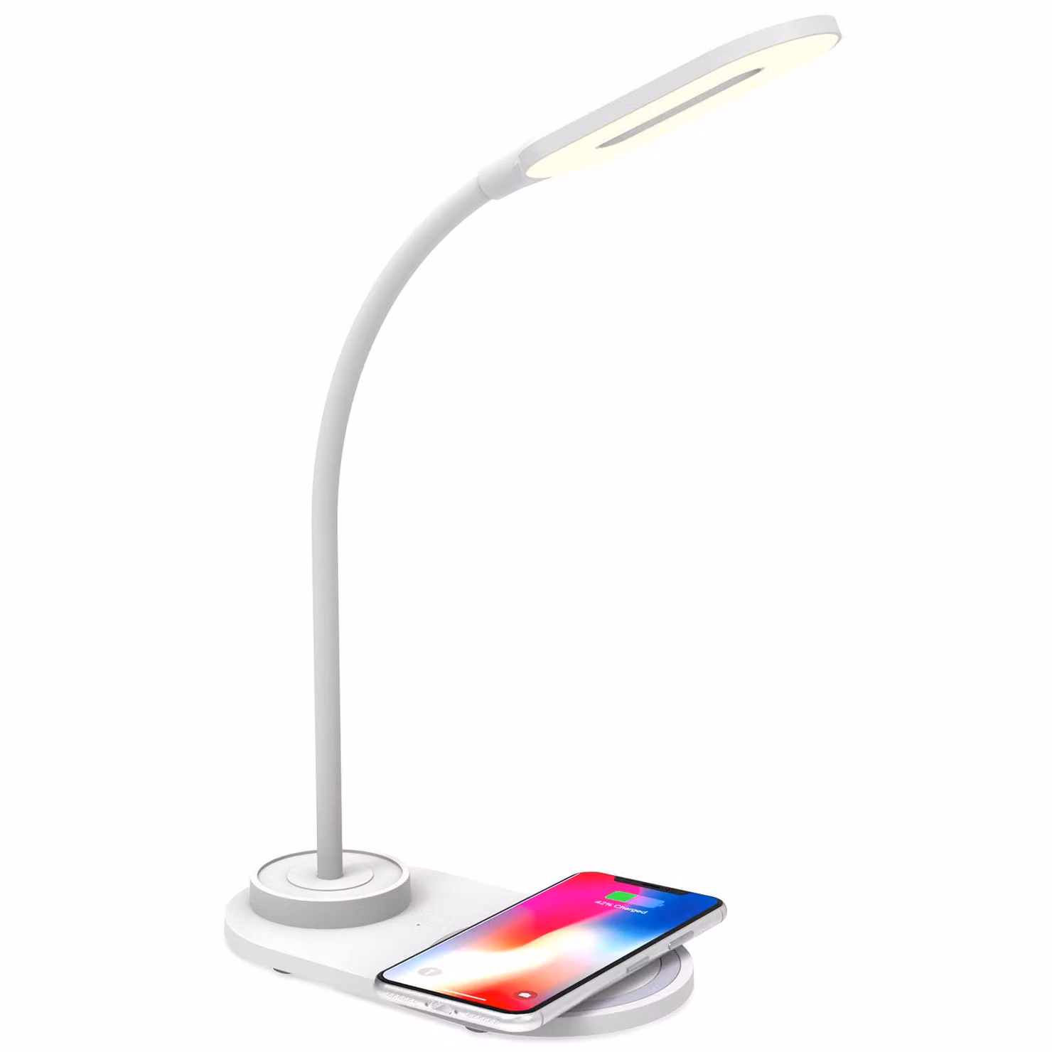 Lampada da tavolo con ricarica wireless da 10 W
