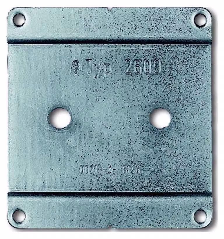 Piastra di montaggio Busch-Jaeger 1-gang 2609 WS