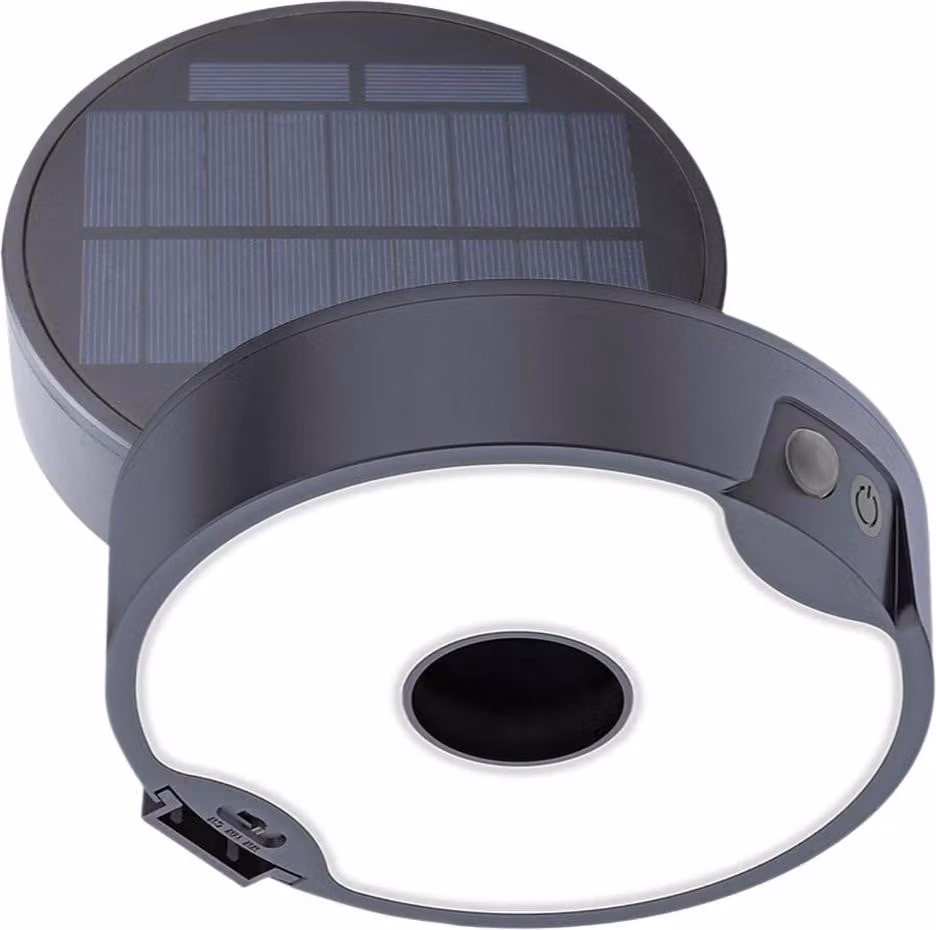 EDM Lampada da parete de Wand 31820 Policarbonato ABS 4 W 500 LM Palo solare de Garten (3000 K) (4000 K) (6500 K)