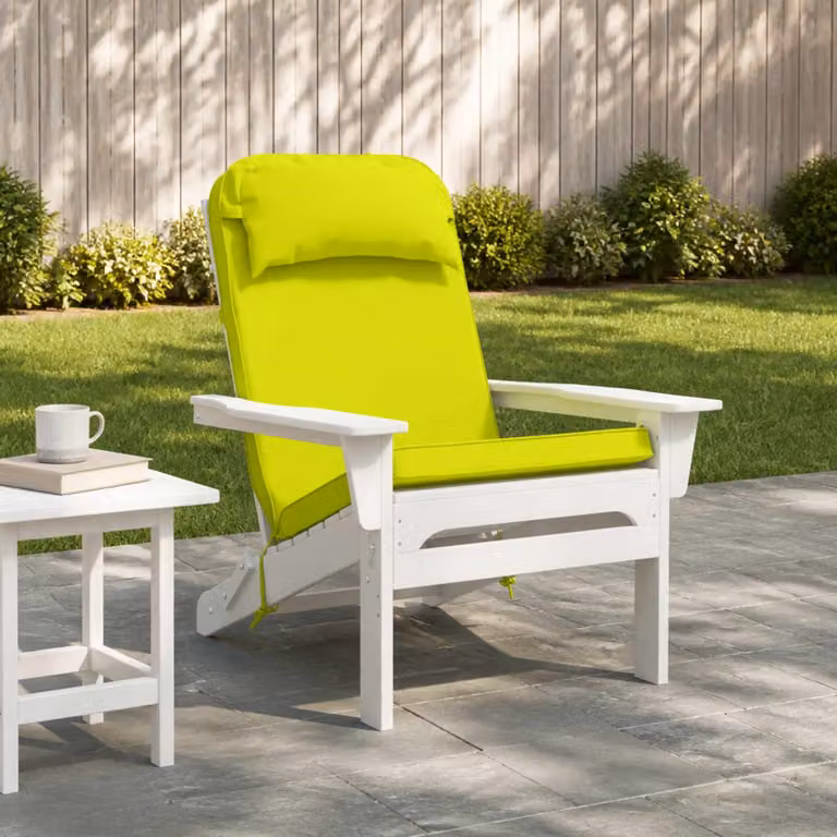 vidaXL Cuscino per Lounger Sole 100% Poliestere Verde brillante.