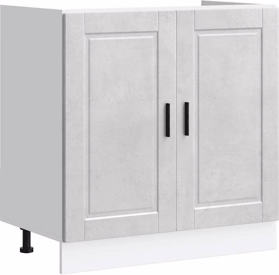 Mobile base lavello Porto Grigio Cemento 80x46x81,5 cm