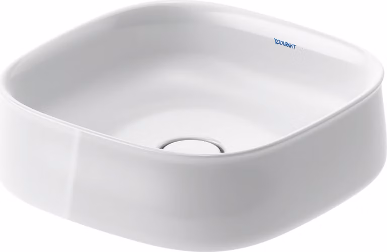 Duravit Zencha lavabo à poser 420 mm, sans trou pour robinet, 2373420079, 2373420079