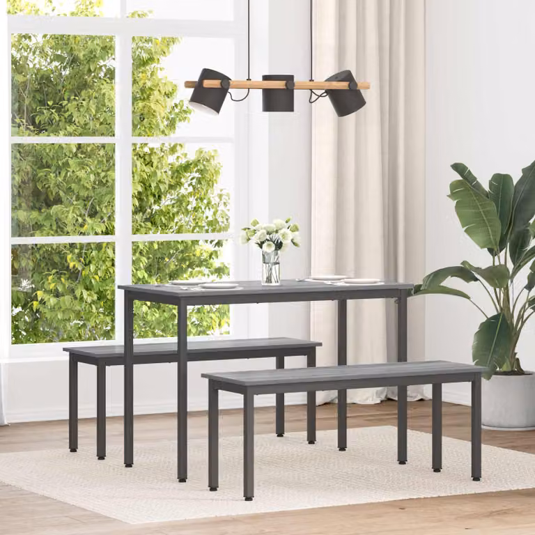 vidaXL Tavoli da pranzo 150 x 90 x 75 cm Legno ingegnerizzato