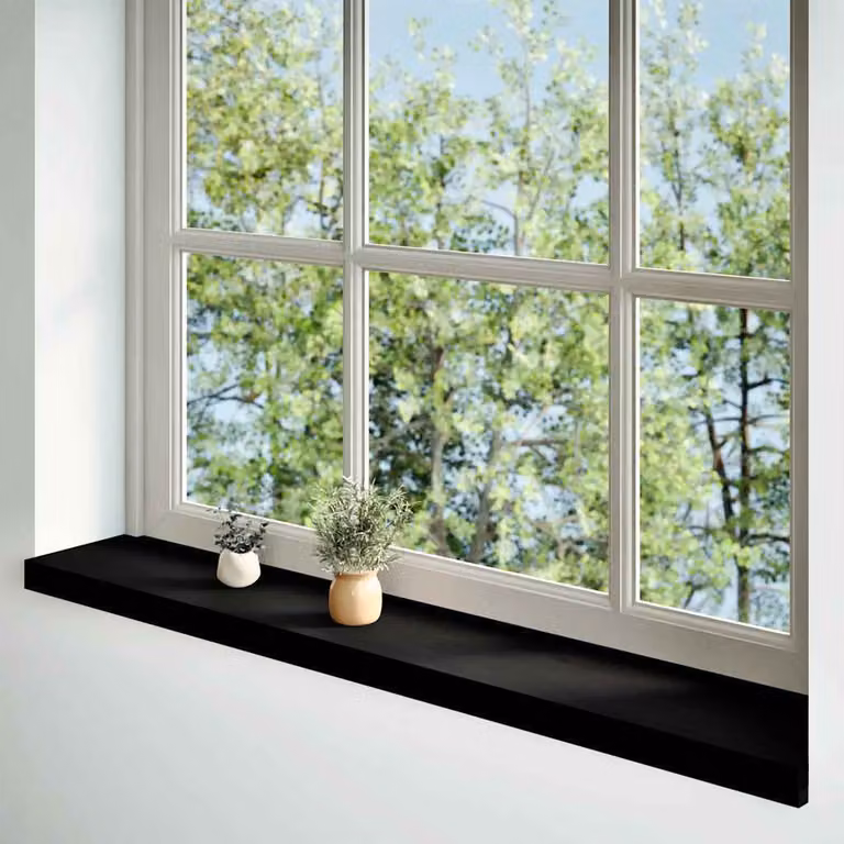 Davanzali 2 pz Marrone Scuro 160x20x2 cm Legno Massello Rovere