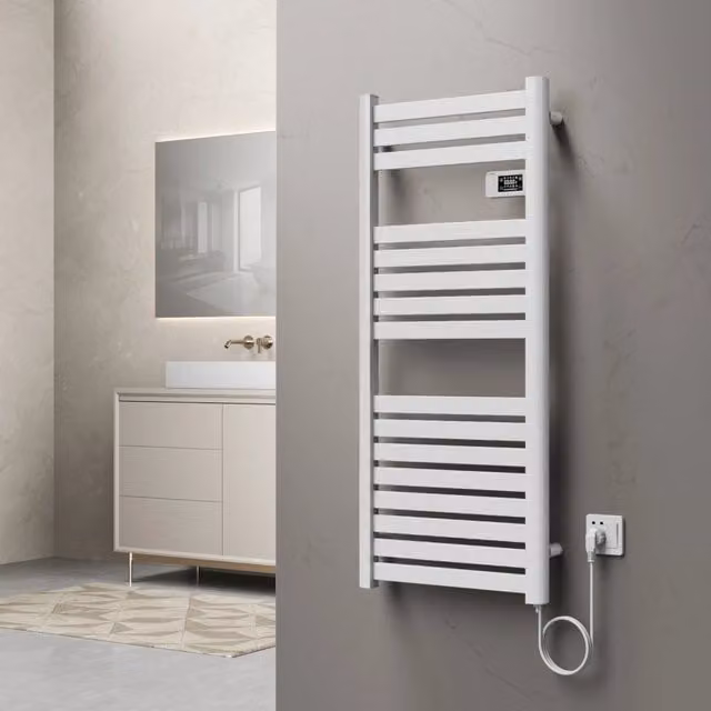 Scaldasalviette Elettrico Ringebu pro.tec Bianco L: 120 cm, P: 50 cm, 500 W