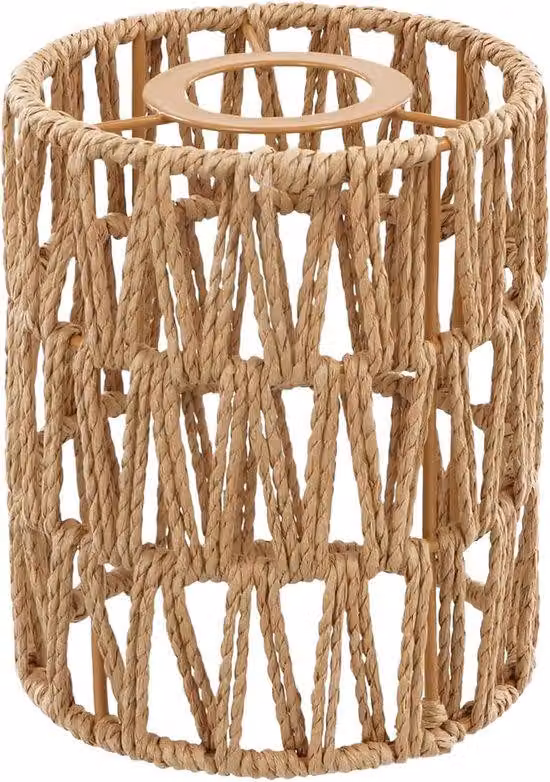 Paralume in stile bohémien - Altezza 15 cm - Diametro 12 cm - Coperchio di ricambio per lampada a sospensione - Adatto per plafoniere e lampade da terra