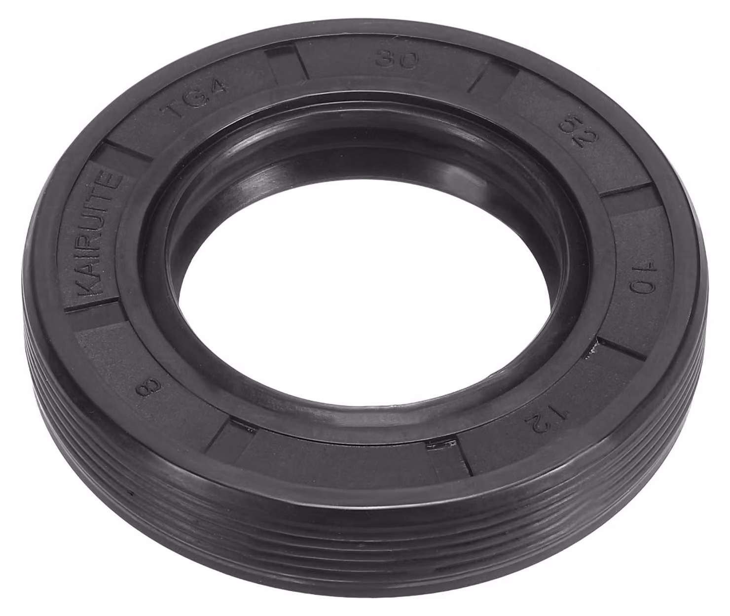 Guarnizione radiale per albero, 30x52x10 mm, in nitrile, grado TG4, colore nero