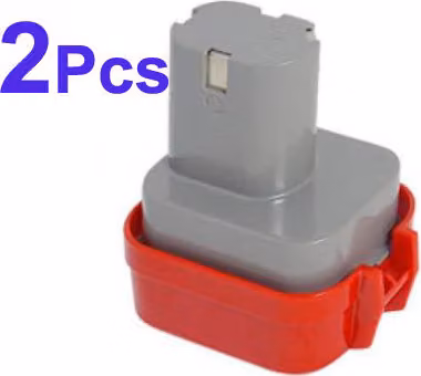 2x 2000mAh Akku per Makita 6907DWE, 6940D, 6940DA, 6940DW, 6940DWA, 6940DWE, 9100A, 9101, 9101A, 9102, 9102A