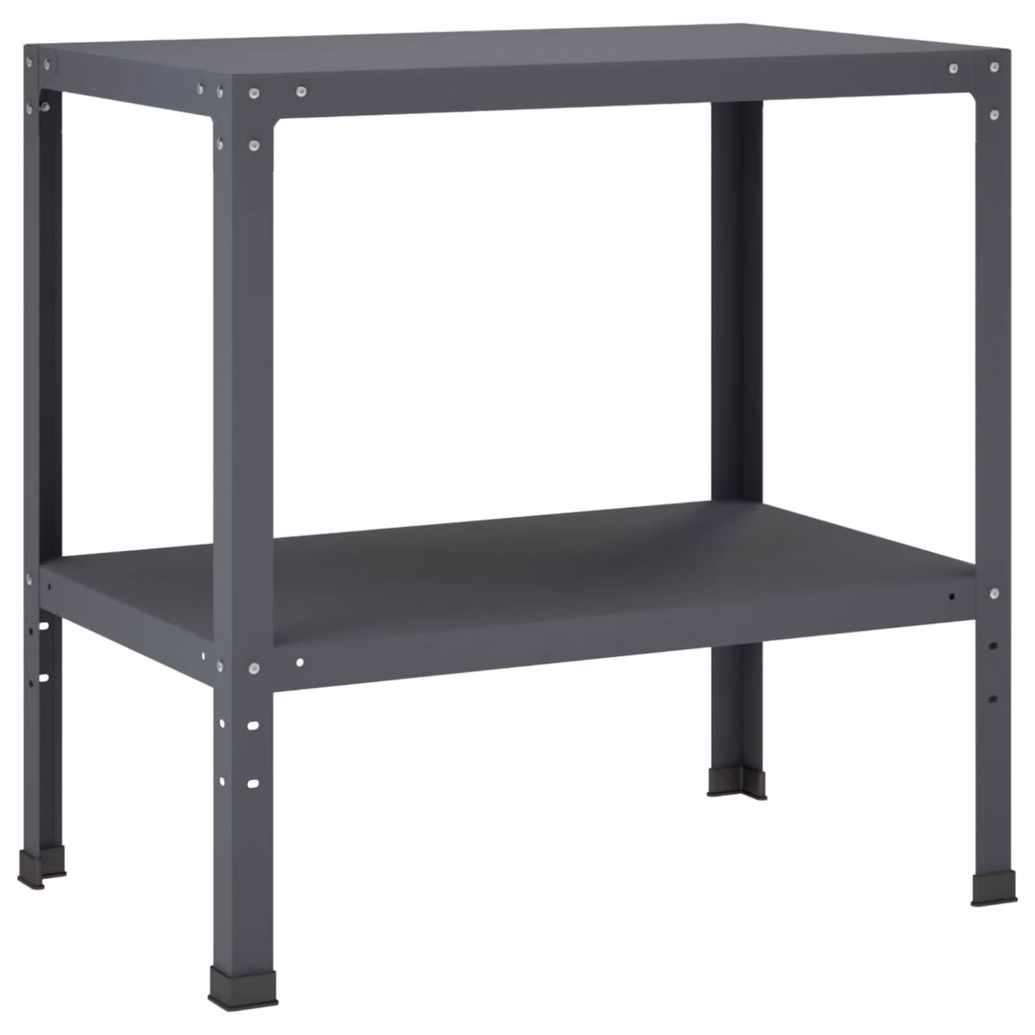 Tavolo da coltivazione, dimensioni 60 x 50 x 80 cm, acciaio con rivestimento in polvere, colore antracite
