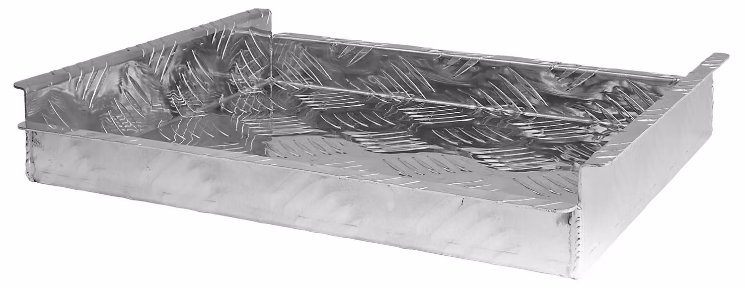 Vassoio di inserimento per Truckbox D160, vassoio di inserimento per cassette organizer, cassetta porta attrezzi in alluminio 28 x 34 x 6 cm