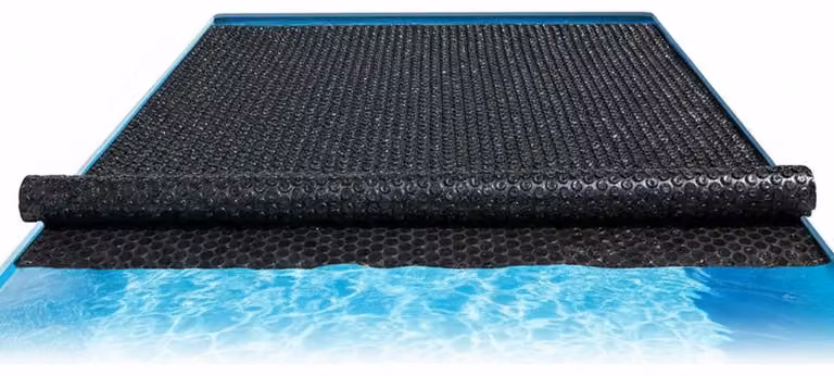 Mucola liner per piscina telo solare riscaldamento piscina telo solare riscaldamento calore piscina da incasso piscine piscine a montaggio rapido piscina parete in acciaio - nero 600x400cm