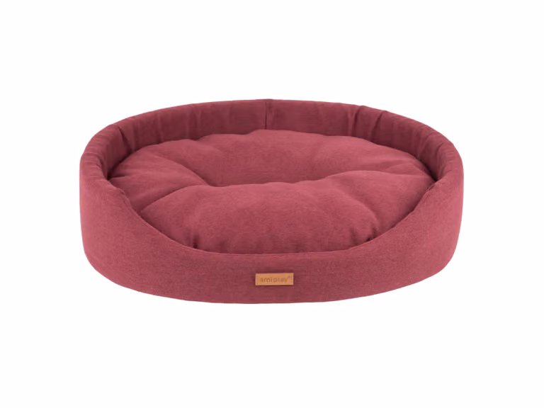 Cuccia ovale MONTEGO bordeaux taglia S, M, L, XL, XXL Taglia: XL - 72x63x16 cm