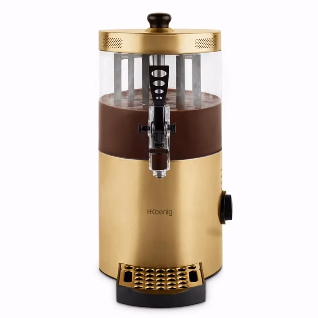 Macchina dispenser per cioccolata calda H.Koenig SHK804 in acciaio inossidabile, capacità 3 l, 1200 W, oro – 2