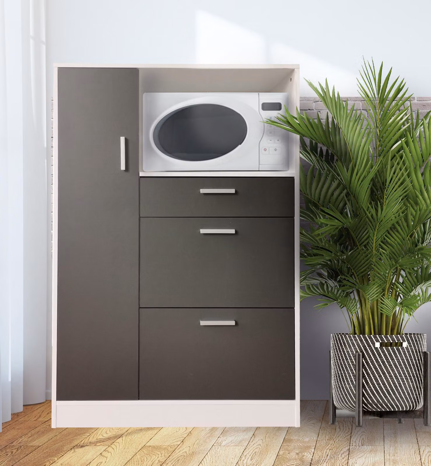 Mobile da cucina combinato L Blanca HTI-Line