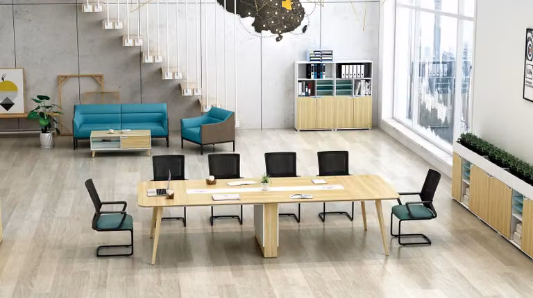 Konferenztisch Büro Tische Besprechungstisch Meeting Möbel Home Office Tisch