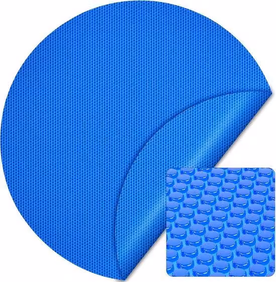 Pellicola solare per piscine, 3,6 m, blu, 400µ. Copertura circolare per piscina, ideale per proteggere l'acqua della piscina. Telo per piscina, telo solare per il riscaldamento della piscina