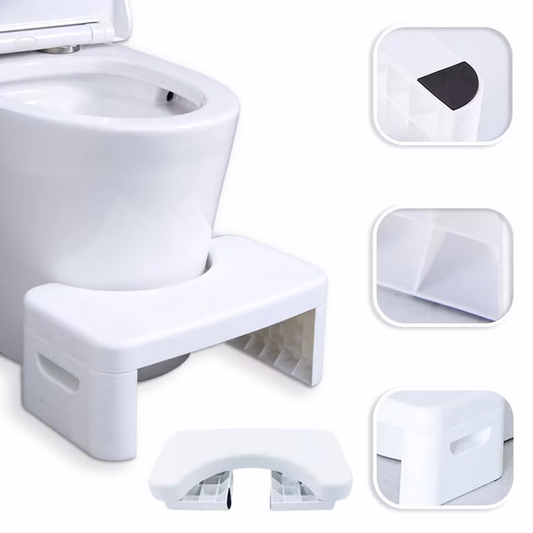 Omgoods - Sedile del water multifunzionale e removibile - WC da squat compatto per uso domestico