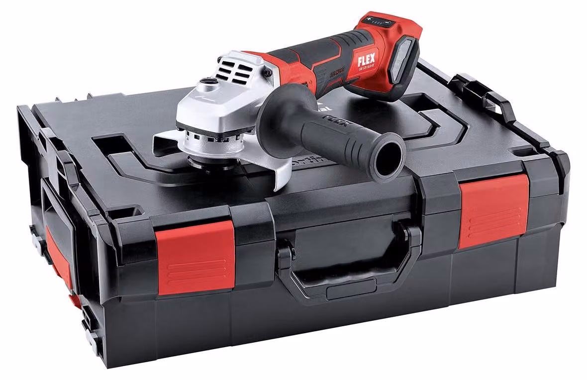 Smerigliatrice angolare a batteria Flex LBE 125 18.0-EC Solo 18V 125mm freno in L-Boxx 499293