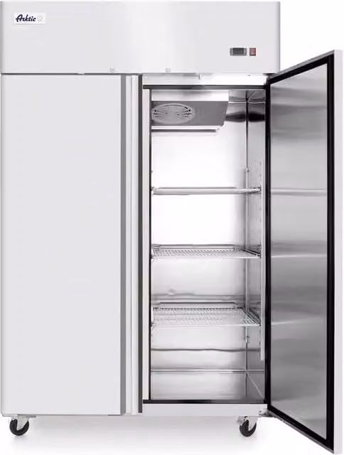 Congelatore a due porte Profi Line 1240L Hendi in acciaio inox argento GN 2/1