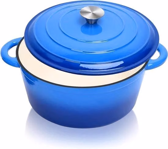 Piastra da griglia in acciaio inox con coperchio - 28 cm - multifunzionale e resistente