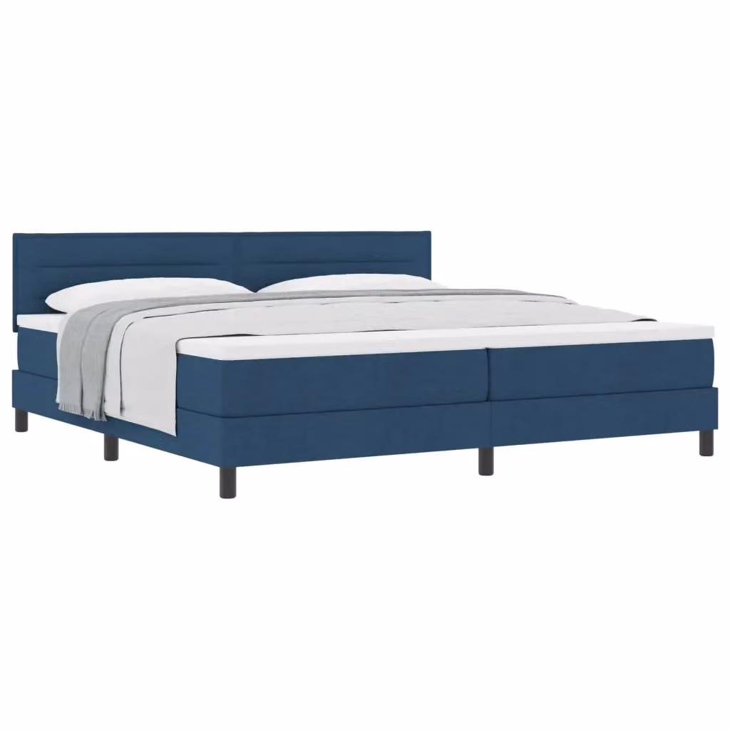 Letto ibrido con testiera in tessuto blu vidaXL L: 200 cm, P: 200 cm, H: 280 cm – 2