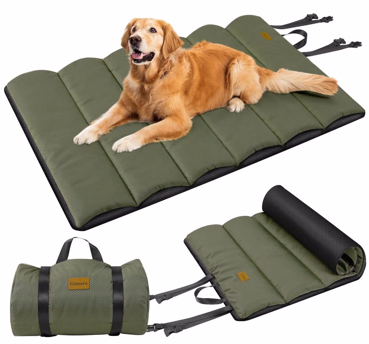 Cuccia per cani pieghevole - Antiscivolo - 110 x 67 cm - Per esterno e viaggi