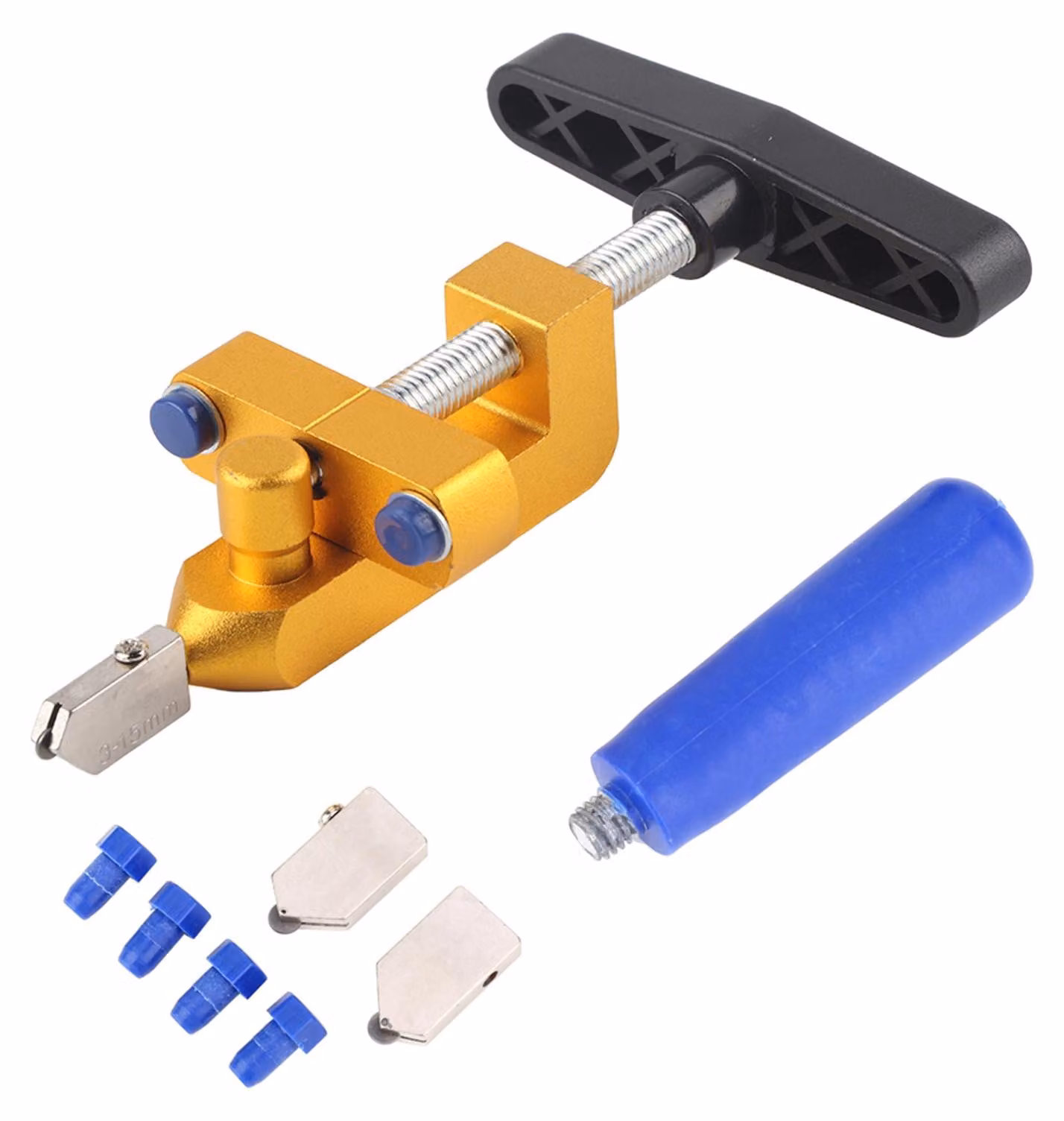 Tagliavetro monopezzo, apriseghetti portatile multifunzione, utensile per tagliare piastrelle e Vetroceramica