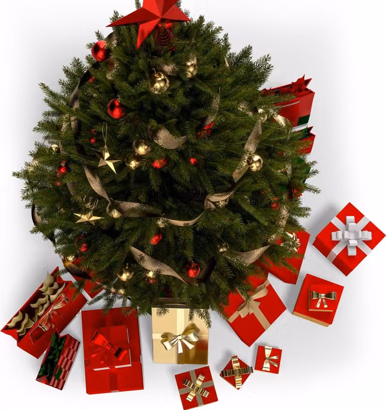 Albero di Natale artificiale, 8 piedi, 1057 punte, ignifugo