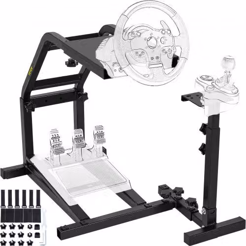 Supporto per Volante VEVOR Nero per Logitech G27 G25 E G29, Compatibile con PC e PlayStation