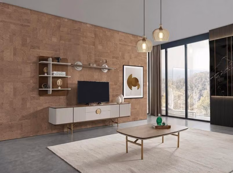 Regale, comodi, pratici, spaziosi, color marrone, stile moderno, nuovi