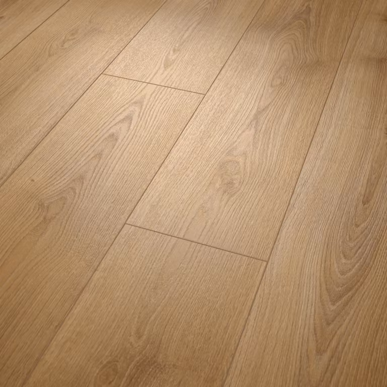 Pavimento laminato EGGER NatureSense* EL2158, effetto legno di quercia "Nord", colore marrone chiaro, dimensioni 1292x193x8 mm
