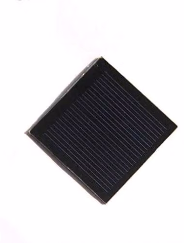 8 microcelle solari, mini formato, 1 V, 200 mA, dimensioni 40x40 mm, con cablaggio