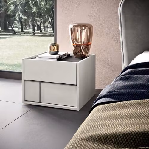 Moderno comodino 2 cassetti Desk di Spar