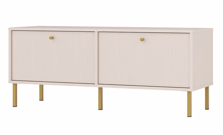 Porta TV IROS 2 - beige / oro