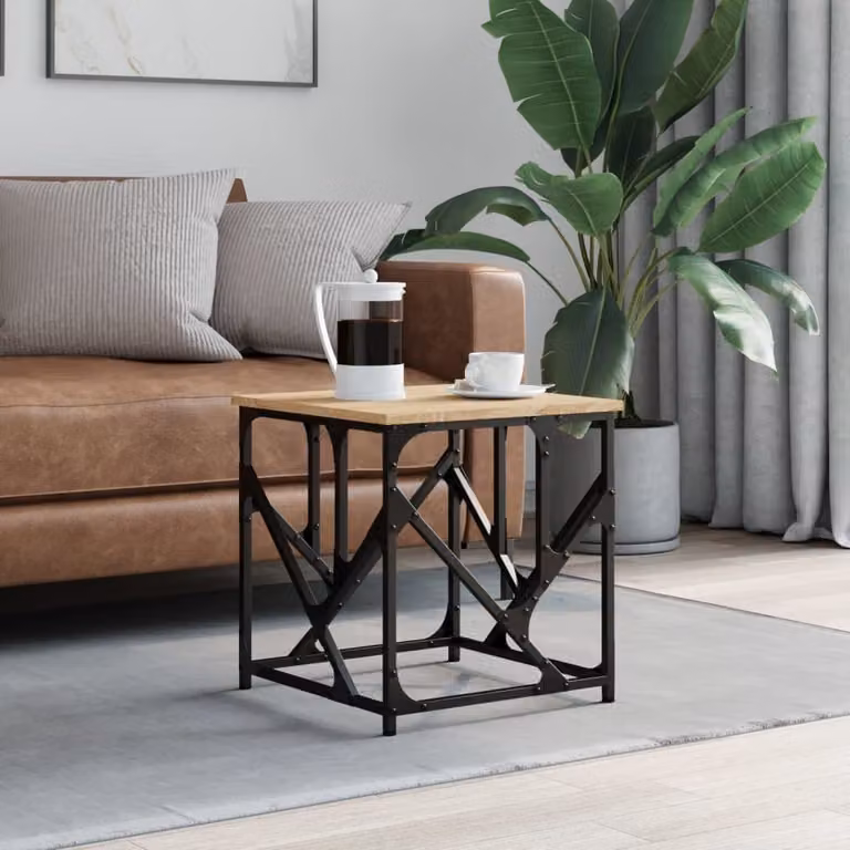 Maison Exclusive - Tavolino Sonoma in rovere 45x45x47,5 cm Materiale ligneo