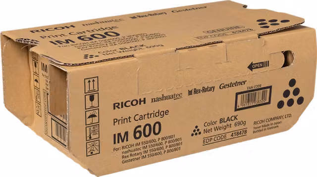 Ricoh 418478 cartuccia toner 1 pz Originale Nero