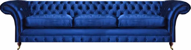 Chesterfield Sofa Dreisitzer Couch Modern Sitzmöbel Einrichtung Polster Stoff