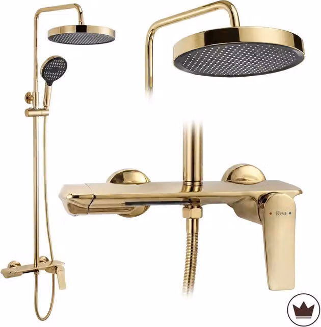 Set Doccia Rea Vision Gold