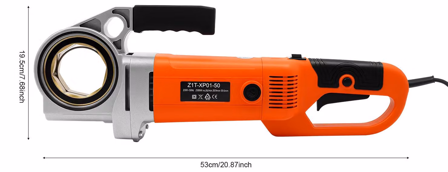 Macchina per la formatura di tubi elettrica - 2300 W - Matrici da 1/2 a 2 pollici - Lega di alluminio