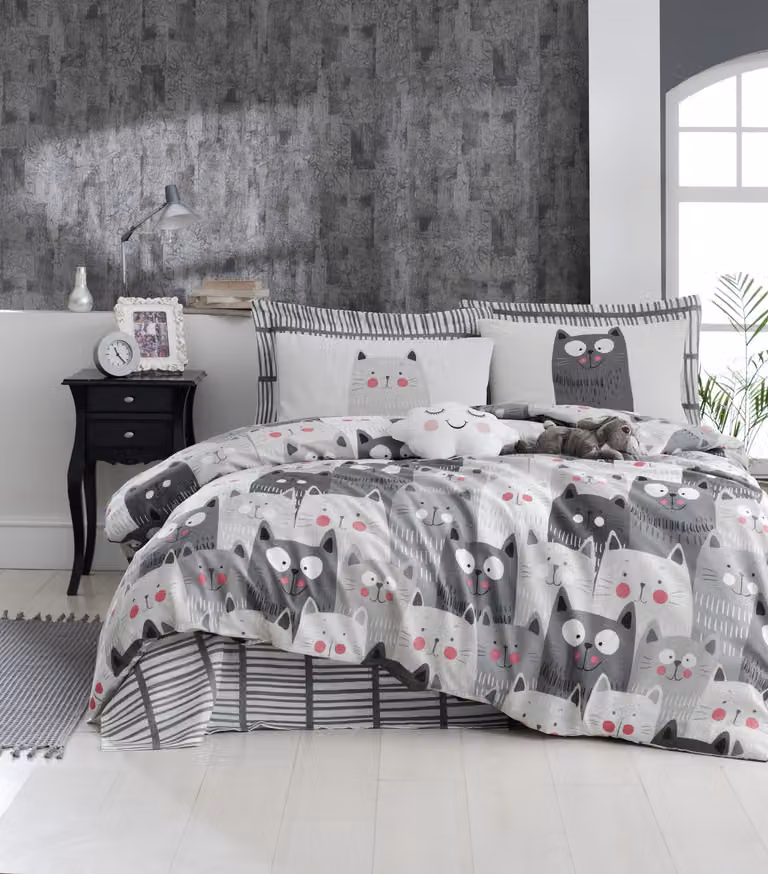 L'Essentiel Linge de Maison, Begonvilla- EPJ5190, bianco, piumini, 65% cotone / 35% poliestere