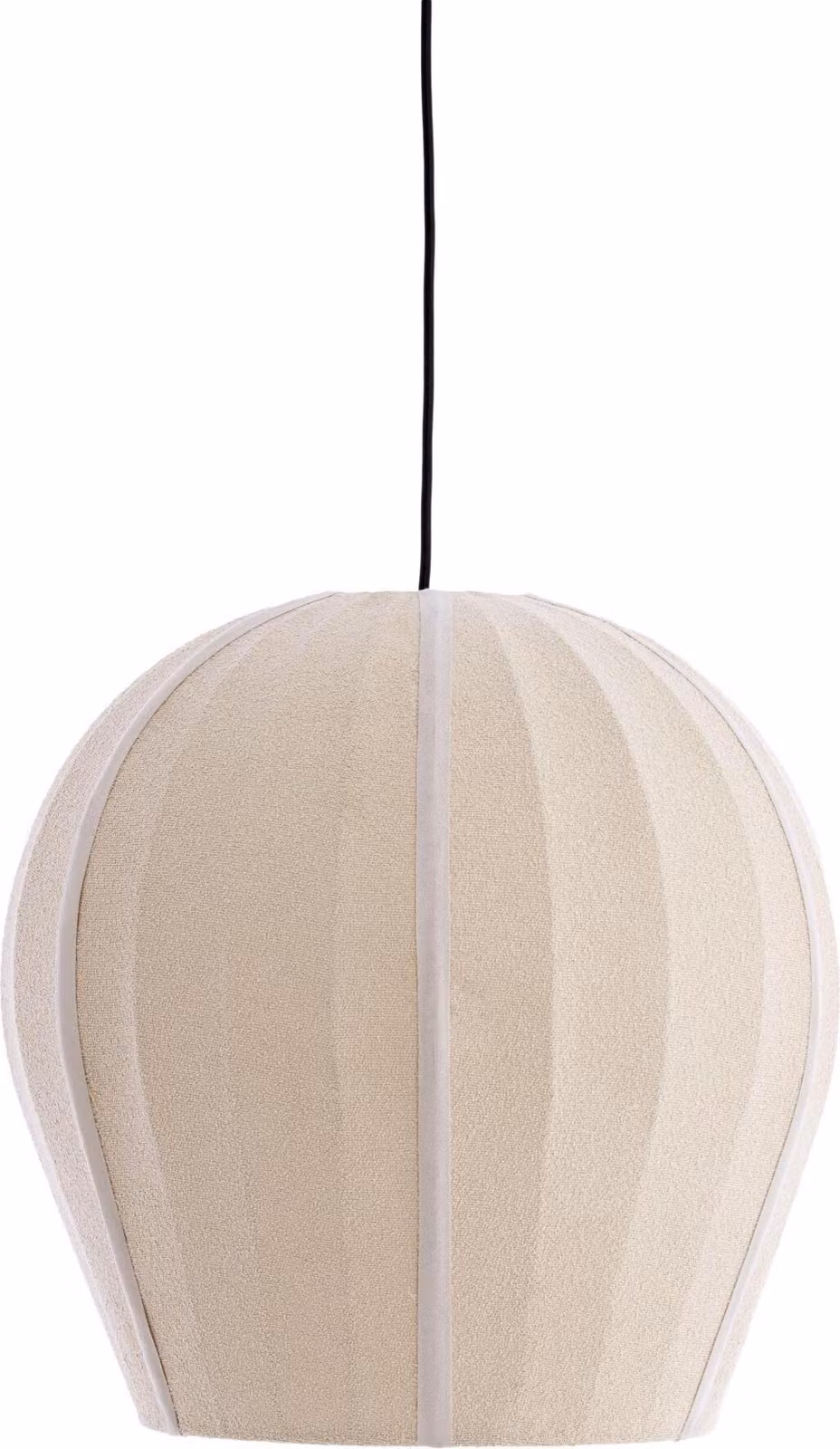 Lampada a sospensione - beige - Zagori - tessile - E27 - 2989613 - Light & Living