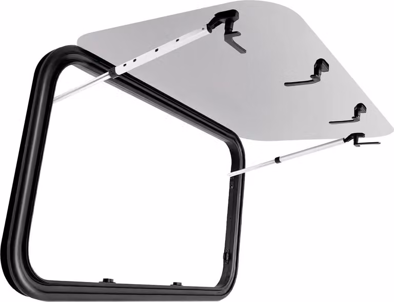 Finestre per camper - Finestre a battente/finestre laterali - 90 x 55 cm - Per furgoni/van