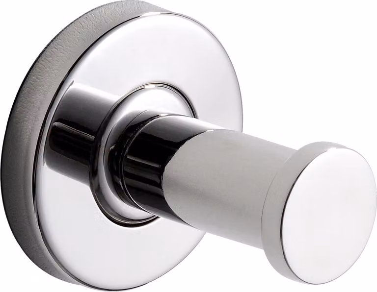 KWC AR Gancio per accappatoio, MEDIUS, acciaio inox, 54x54x55 mm, AP, hgl