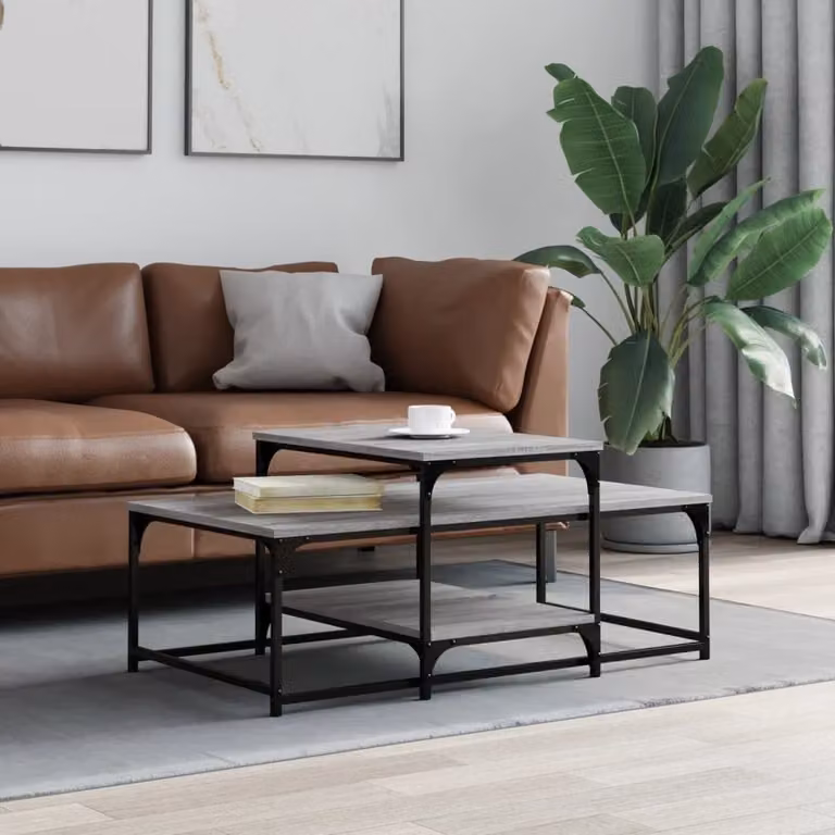 Maison Exclusive - Tavolino da salotto grigio Sonoma 102x60x45 cm Materiale ligneo